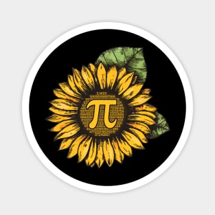 Sunflower Pi Day Costume Gift Magnet